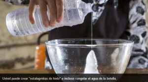 hielo al instante con sal