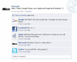 The wall machine crear publicaciones de Facebook falsas